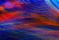 Blurred lighting effect in waves Royalty Free Stock Photo