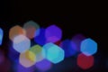 BLURRED LIGHTS Background.Abstract circular bokeh background Royalty Free Stock Photo