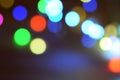 BLURRED LIGHTS Background.Abstract circular bokeh background Royalty Free Stock Photo