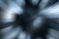 Blurred lights dark gray blue background. Abstract soft explosion effect. Centric motion pattern Royalty Free Stock Photo