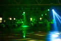 Blurred lights on stage, abstract image of concert lighting Royalty Free Stock Photo