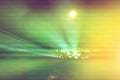Blurred lights on stage, abstract image of concert Royalty Free Stock Photo