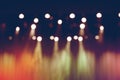 Blurred lights on stage, abstract spotlight concert Royalty Free Stock Photo
