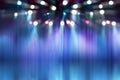 Blurred lights on stage of concert lighting Royalty Free Stock Photo