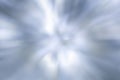 Blurred lights white, gray, blue background. Abstract soft explosion effect. Centric motion pattern Royalty Free Stock Photo