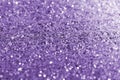 Blurred lilac purple glitter texture festive abstract background, workpiece for design, soft focus