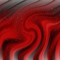 Blurred liquid red background with spheres Royalty Free Stock Photo