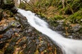 Small blurred waterfall near Sofia, Bulgaria Royalty Free Stock Photo