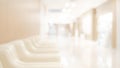 Blurred luxury hospital interior background Royalty Free Stock Photo