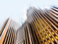 Blurred Manhattan architecture Royalty Free Stock Photo