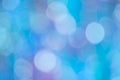 Blurred motion abstract background with cobalt blue bokeh lights