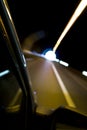 Blurred motion from car. Royalty Free Stock Photo