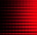 Blurred motion. Red horizontal neon glowing lines on black background