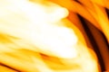 Blurred moving fire lights background, yellow, orange and white colors on black, abstract template for design, high resolution Royalty Free Stock Photo