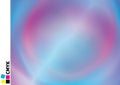 Blurred muted colors background with round gleamlight. Vector graphics