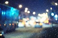 Blurred night background