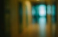 Blurred office corridor doors partitions without focus