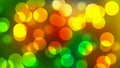 Blurred ornamental plant background and abstract circle bokeh. Royalty Free Stock Photo