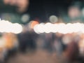 Blurred out of focus shot of djema el fnaa market square in Marrakesh, Morocco Royalty Free Stock Photo