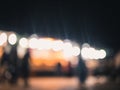 Blurred out of focus shot of djema el fnaa market square in Marrakesh, Morocco Royalty Free Stock Photo