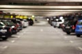 Blurred parkade Royalty Free Stock Photo