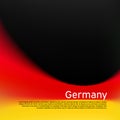 Blurred pattern in the colors of the german flag. Germany flag background. National poster, banner of germany. State german Royalty Free Stock Photo
