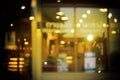 Blurred photo Restaurants and cafes Look warm, relaxed, appetite Royalty Free Stock Photo