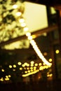 Blurred photo Restaurants and cafes Look warm, relaxed, appetite Royalty Free Stock Photo