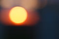 Blurred photo of sunset Royalty Free Stock Photo