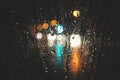 Blurred rain background