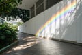 Blurred rainbow light refraction Royalty Free Stock Photo