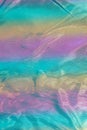 Blurred rainbow light refraction texture overlay effect for photo and mockups. holographic flare,holographic style Royalty Free Stock Photo