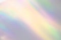 Blurred rainbow light refraction texture on white wall Royalty Free Stock Photo