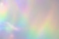 Blurred rainbow light refraction texture on white wall