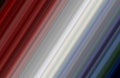 Blurred red black white grey blue colourful light diagonal stripes computer generated picture background.