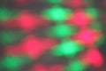 Blurred red and green lights on gray background Royalty Free Stock Photo