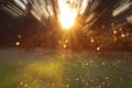 Blurred refraction light, bokeh or flare overlay effect Royalty Free Stock Photo