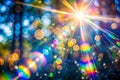 Blurred Refraction Light Bokeh Organic Flare Overlay Effect