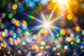 Blurred Refraction Light and Bokeh Organic Flare Overlay Effect