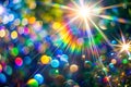 Blurred Refraction Light with Bokeh and Organic Flare Overlay Effect
