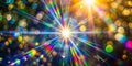 Blurred Refraction Light with Bokeh and Organic Flare Overlay Effect