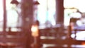 Blurred restaurant background for keying.