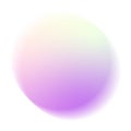 Blurred round shape, soft gradient background. Vector illustration