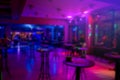 Blurred scene of night club before party started