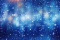 blurred shiny snow winter background AI generated