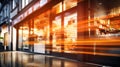 Blurred shopping mall business center interior perfect for background image applications Royalty Free Stock Photo