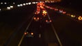 Blurred shot of Busy evening traffic in trafficjam on highway A6