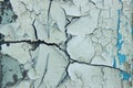 Blurred Shot Of Cracked Paint Texture. Abstract Texture Background.