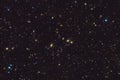 Blurred shot of Markarian\'s Chain of galaxies in Virgo Cluster