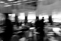 Blurred shot office short exposure motion work